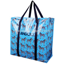 2016 ANDCICI Китая оптом Рециркулированные Прокатанные сплетенные PP кладут в мешки, хозяйственная сумка застежки-молнии
